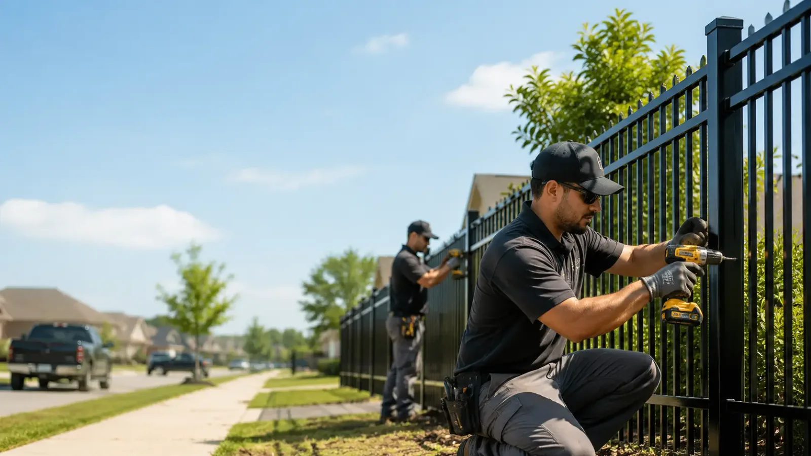 Metal Fence Installation in Battle Ground, IN